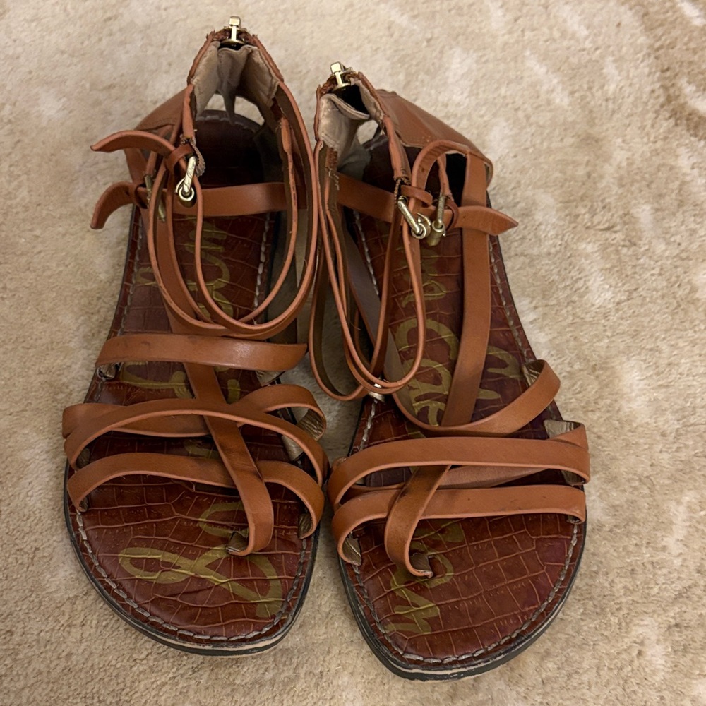 Sam Edelman Tan Strappy Sandals